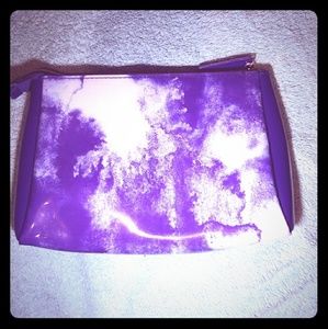 💕💎EUC Marbled Blue Cosmetic Bag (Ulta)